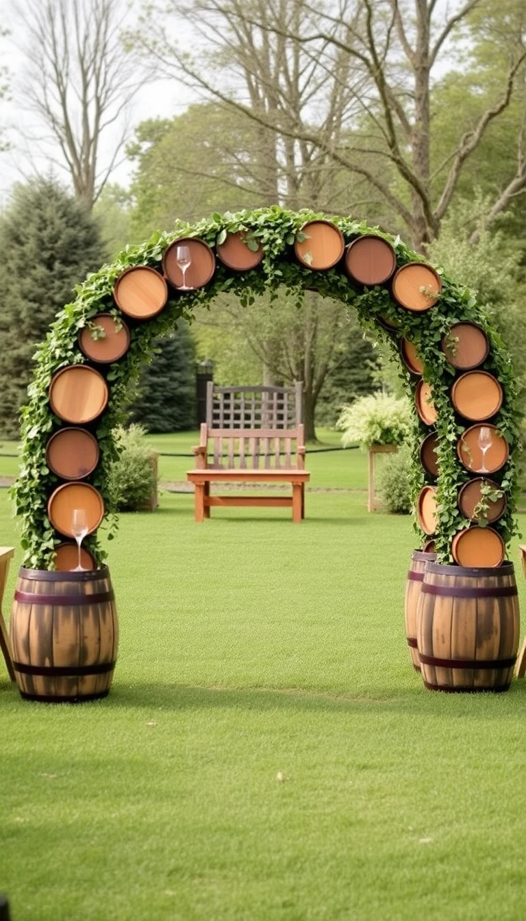 Rustic Barrel Arch