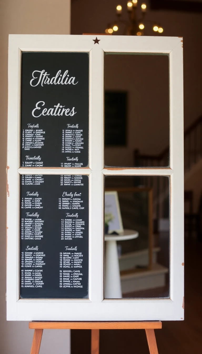 DIY Seating Chart
