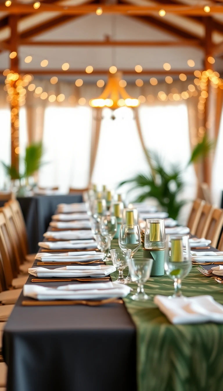 Palm Leaf Table Runners