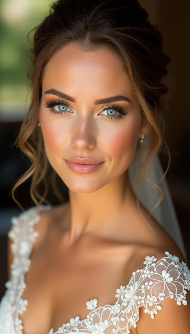 15 Stunning Wedding Makeup Ideas for Blue Eyes