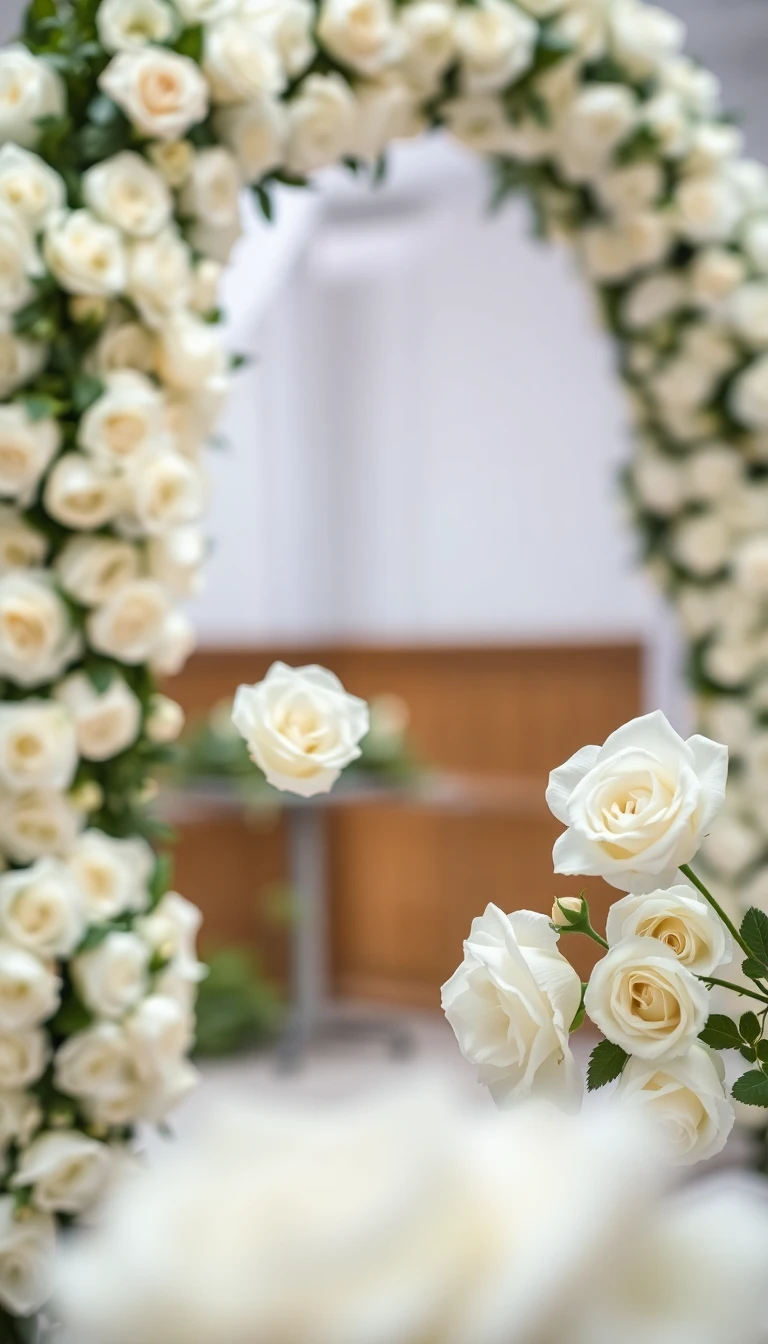 Elegant White Roses Elegance