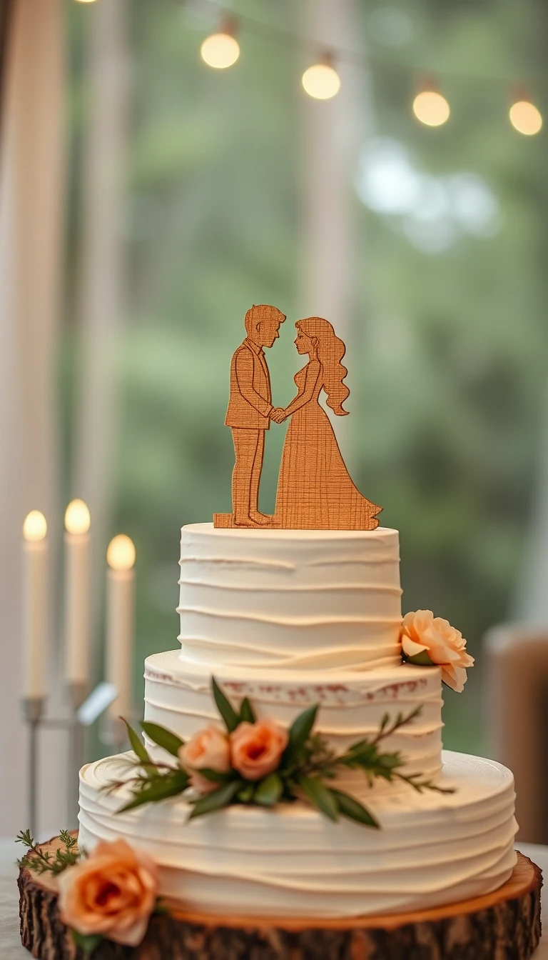 Rustic Cake Topper