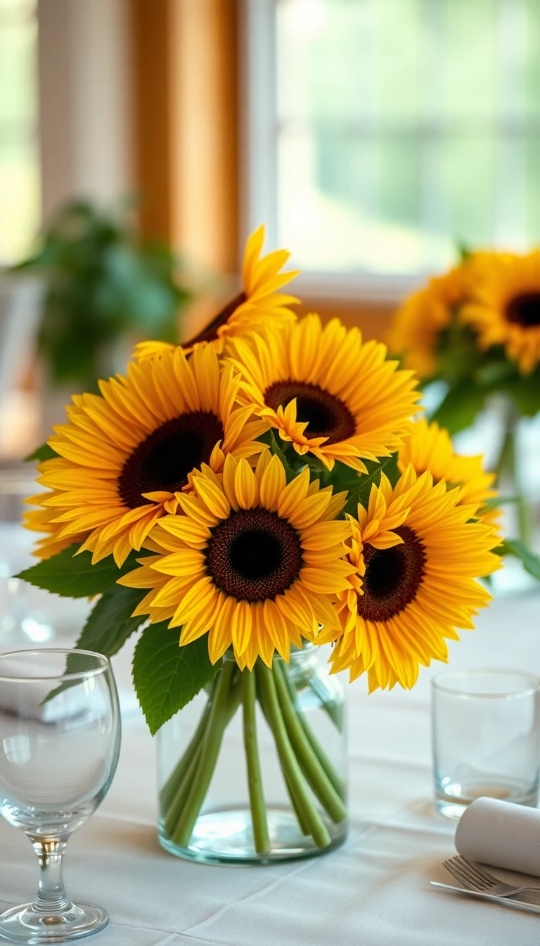 Rustic Sunflower Radiance