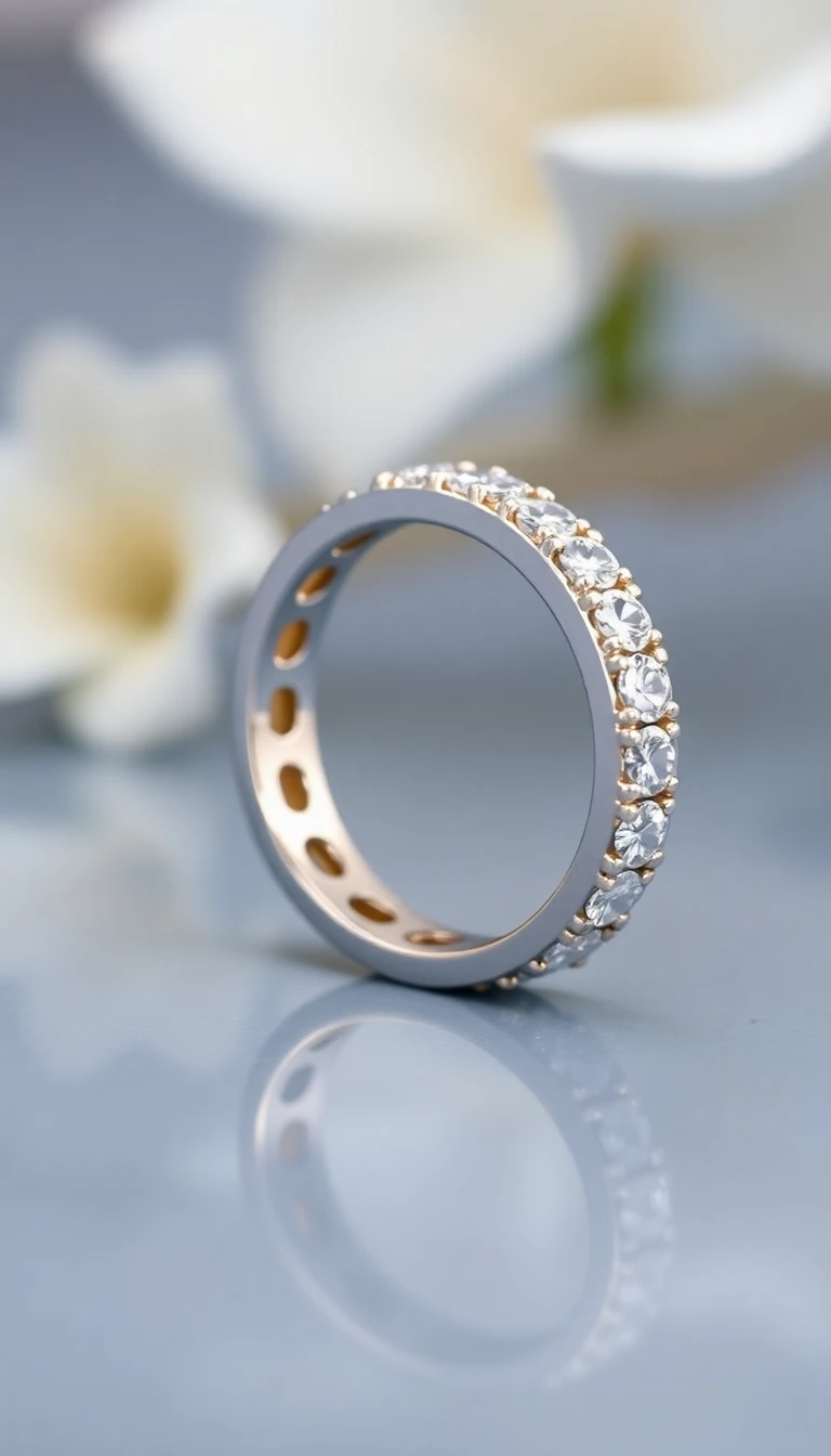 Eternity Band with Channel-Set Diamonds