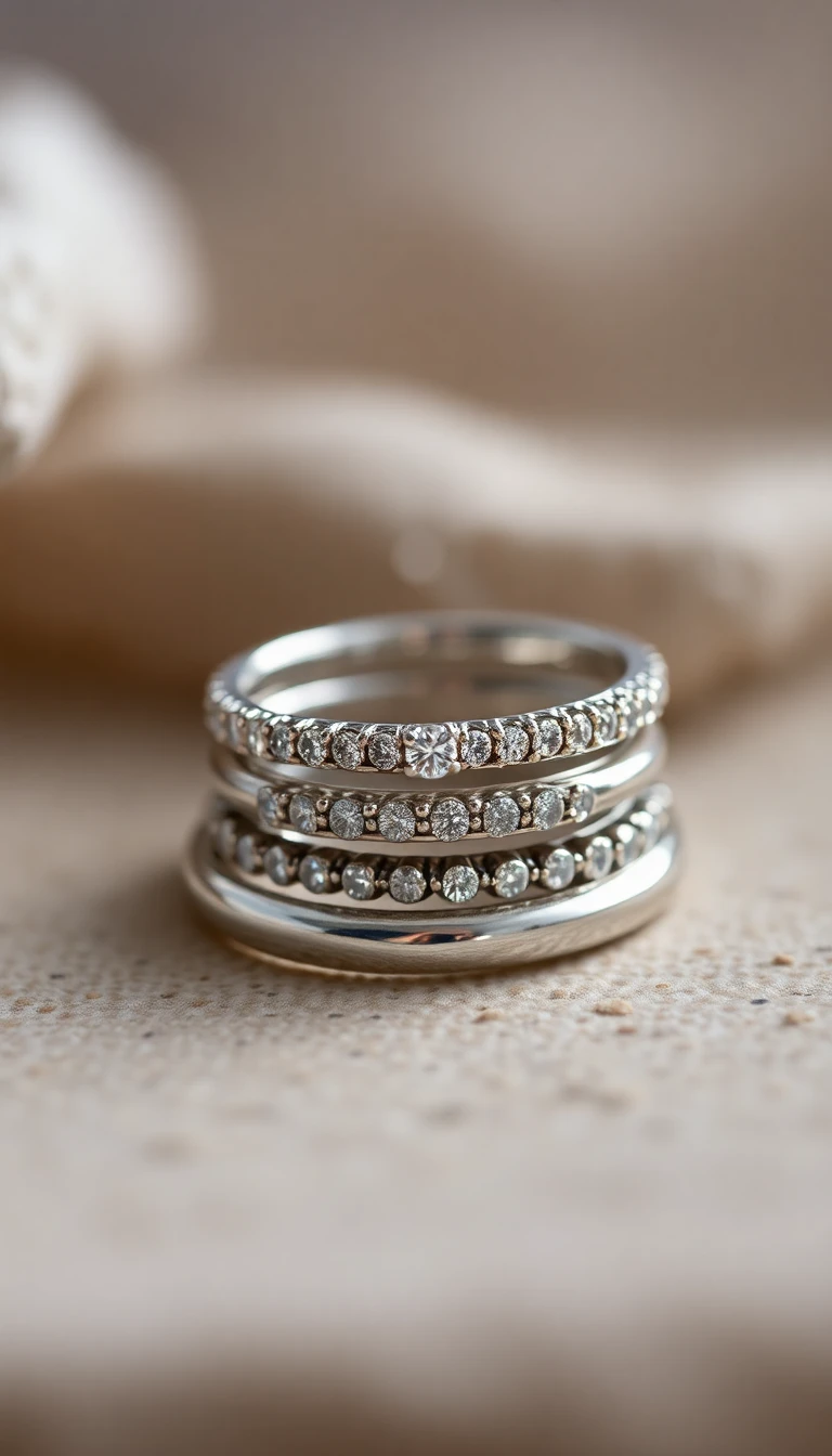 Silver Stackable Rings: Mix and Match