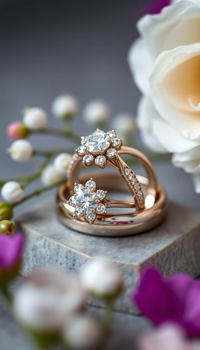 Garden Romance Floral Diamond Set