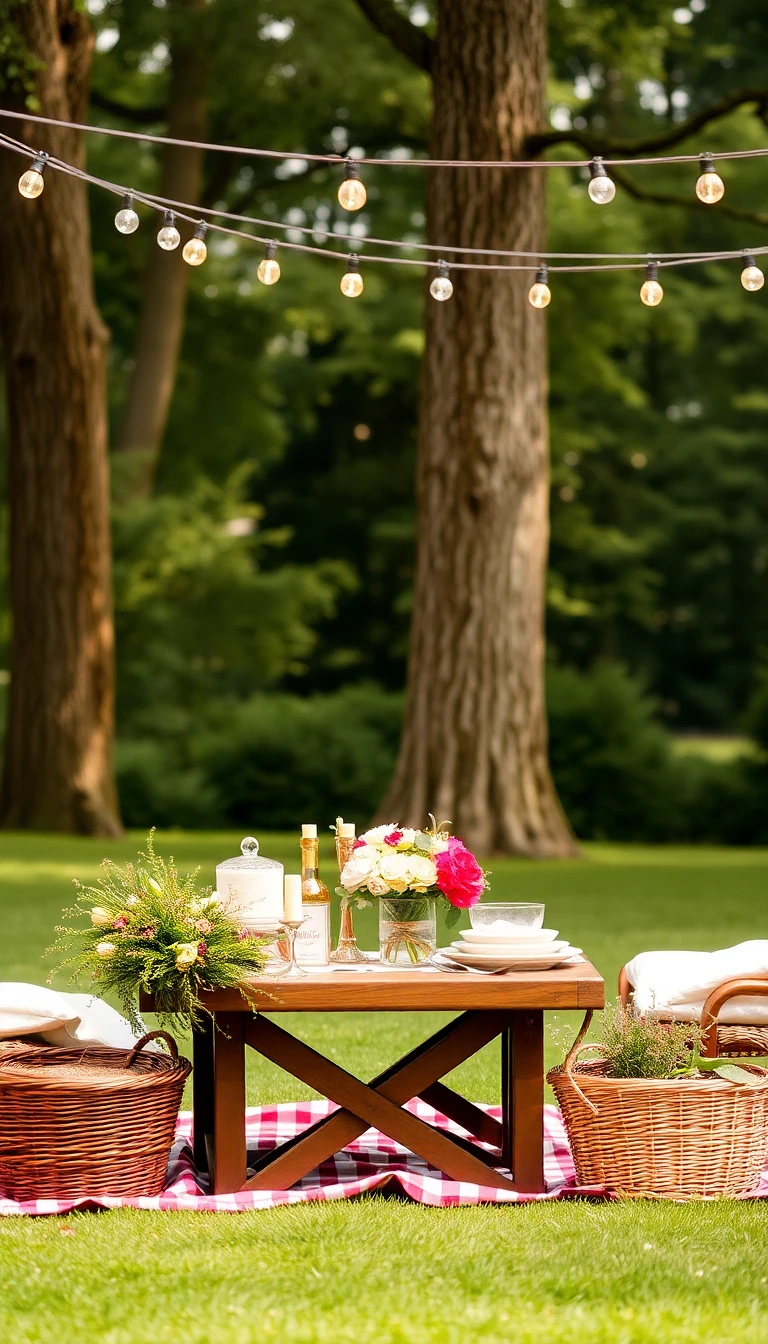 Outdoor Picnic Wedding