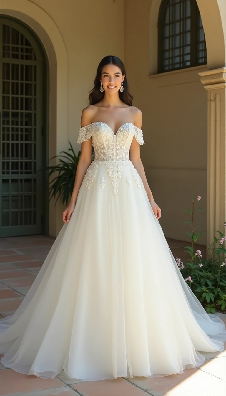 Off-Shoulder Wedding Dresses