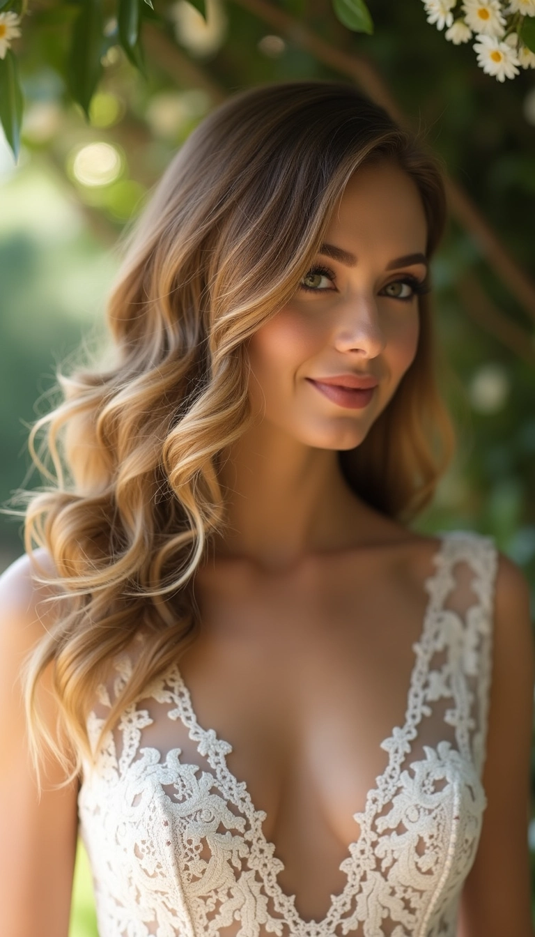 Side-Swept Curls