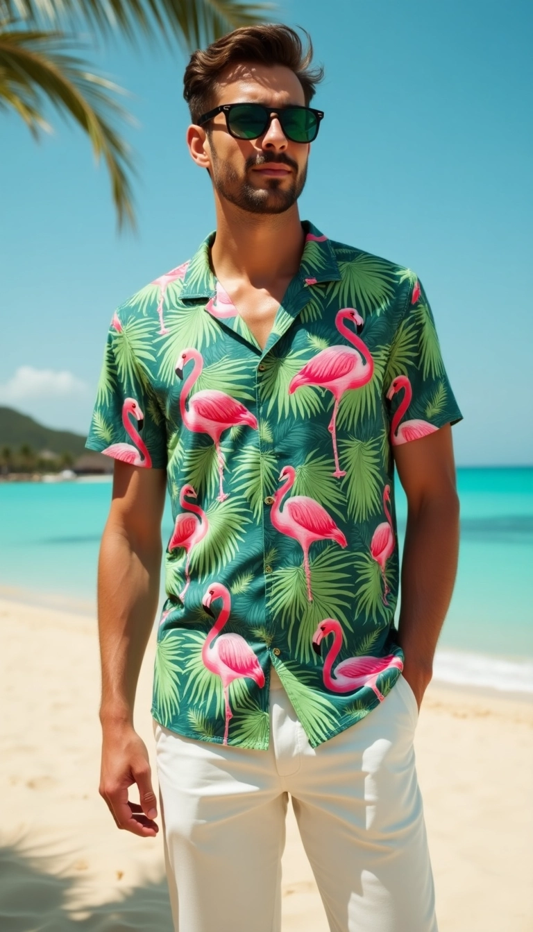 Tropical Print Shirts