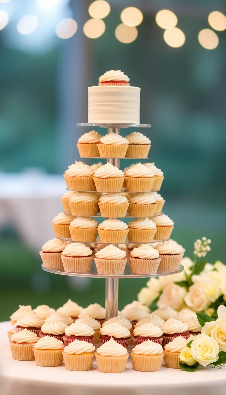 Cupcake Tower Instead of a Cake