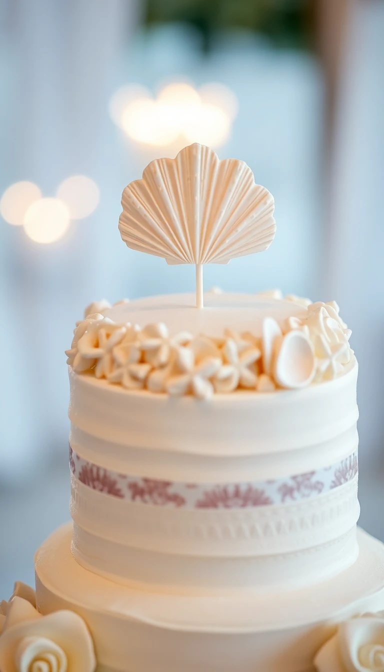 Seashell Cake Topper