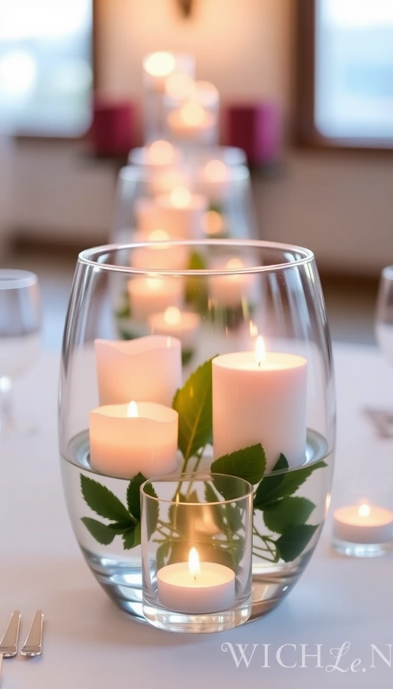 Floating Candle Centerpieces
