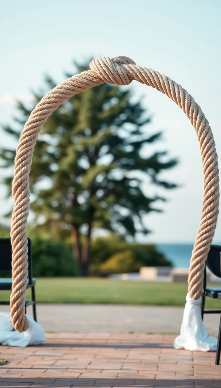 Nautical Rope Knot Arch