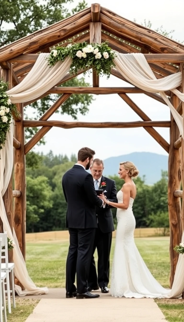 Rustic Wooden Arch