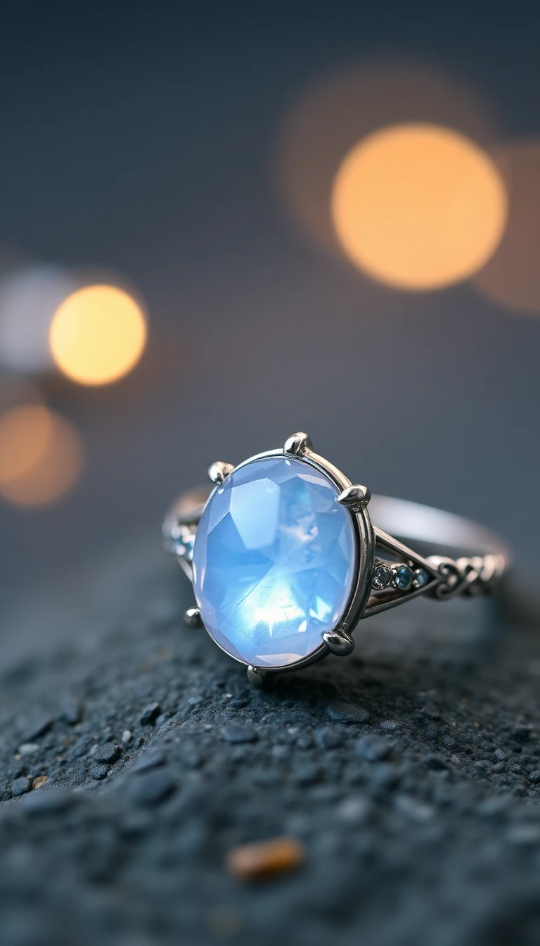 Whimsical Moonstone Ring