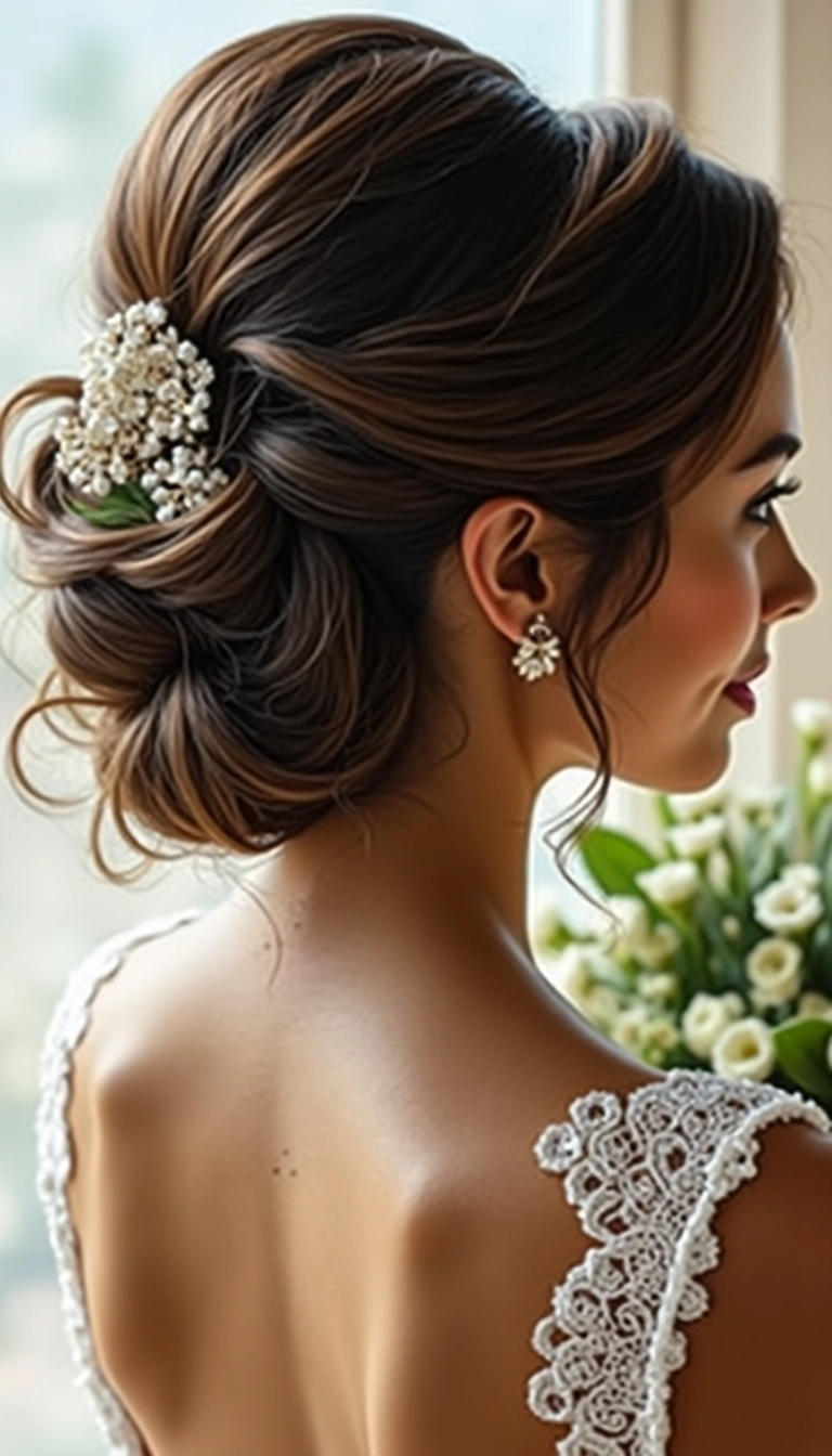 Voluminous Half Up Half Down