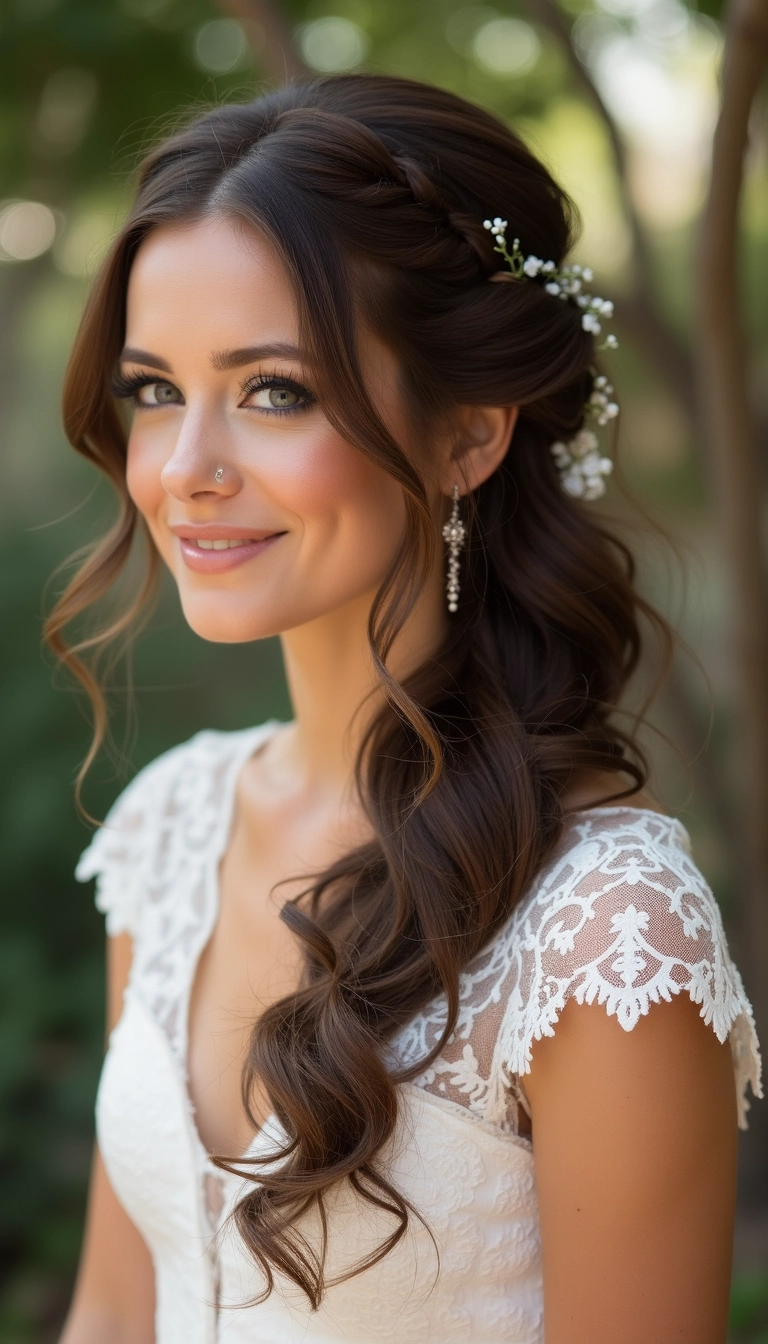 15 Gorgeous Wedding Hairstyles: Half Up, Half Down