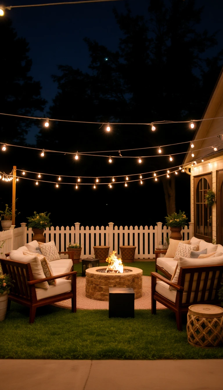 Outdoor Lounge Area: Relaxing Under the Stars