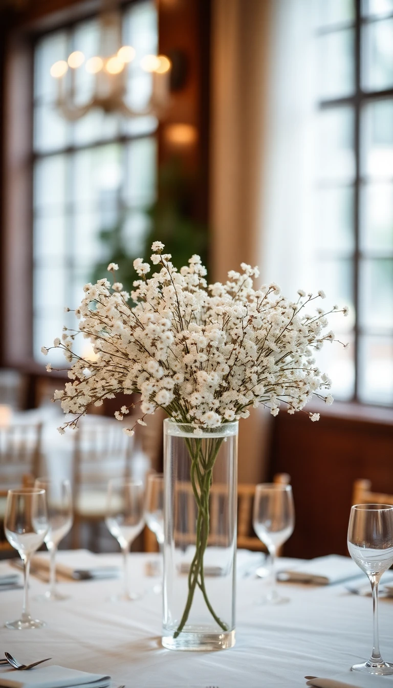 Whimsical Baby's Breath Cloud