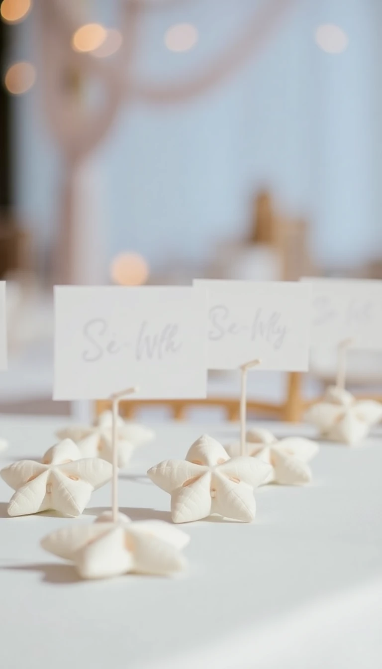 Sand Dollar Escort Cards