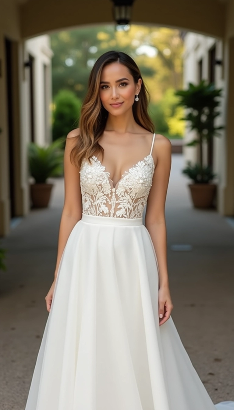 Empire Waist Wedding Dress