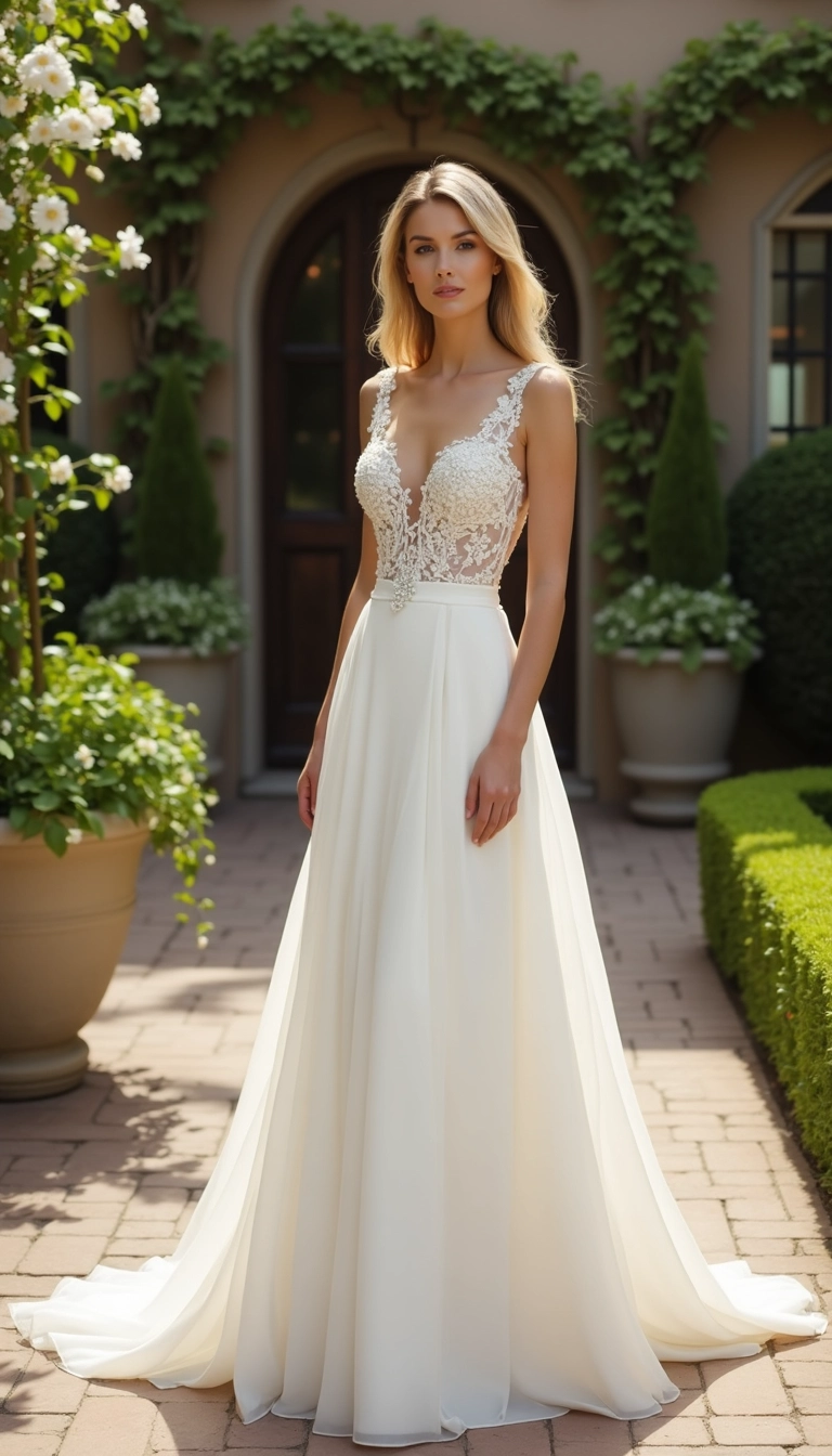 Fit and Flare Wedding Dresses