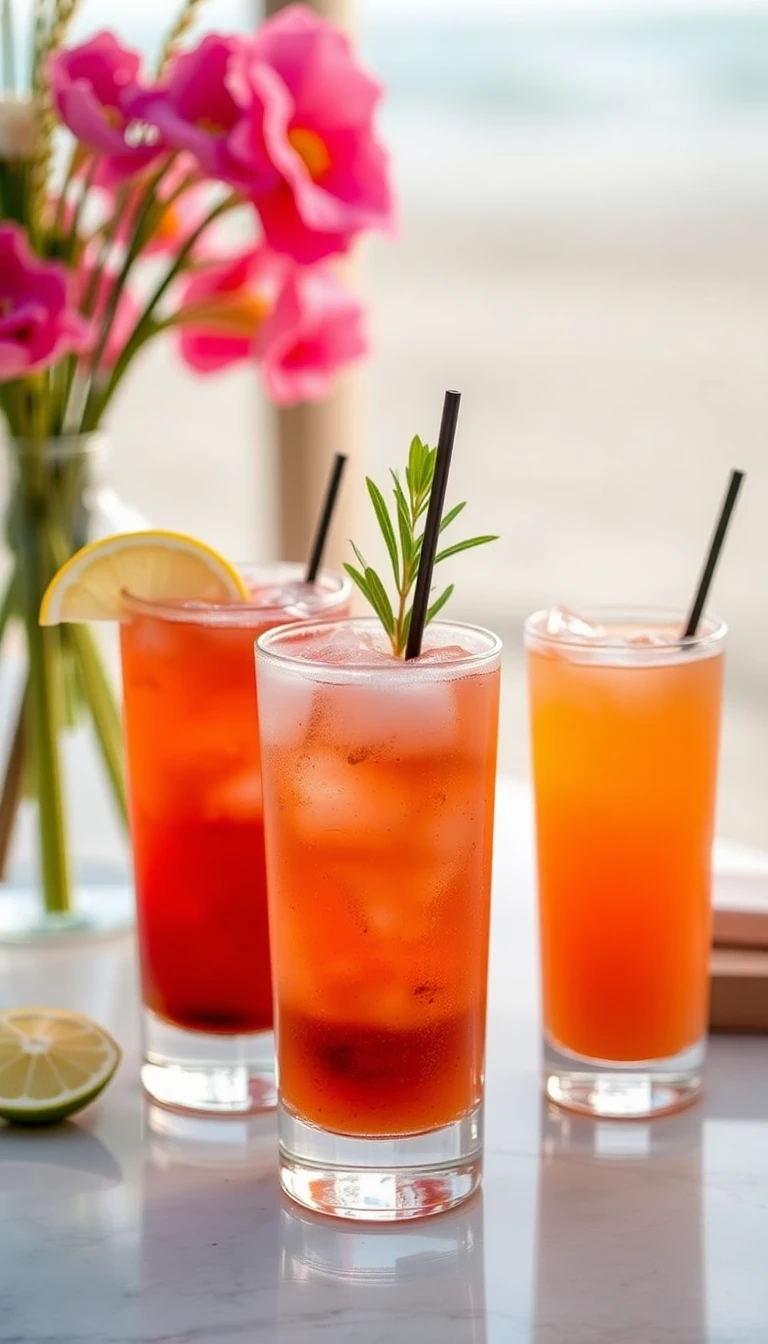 Seaside Signature Cocktails