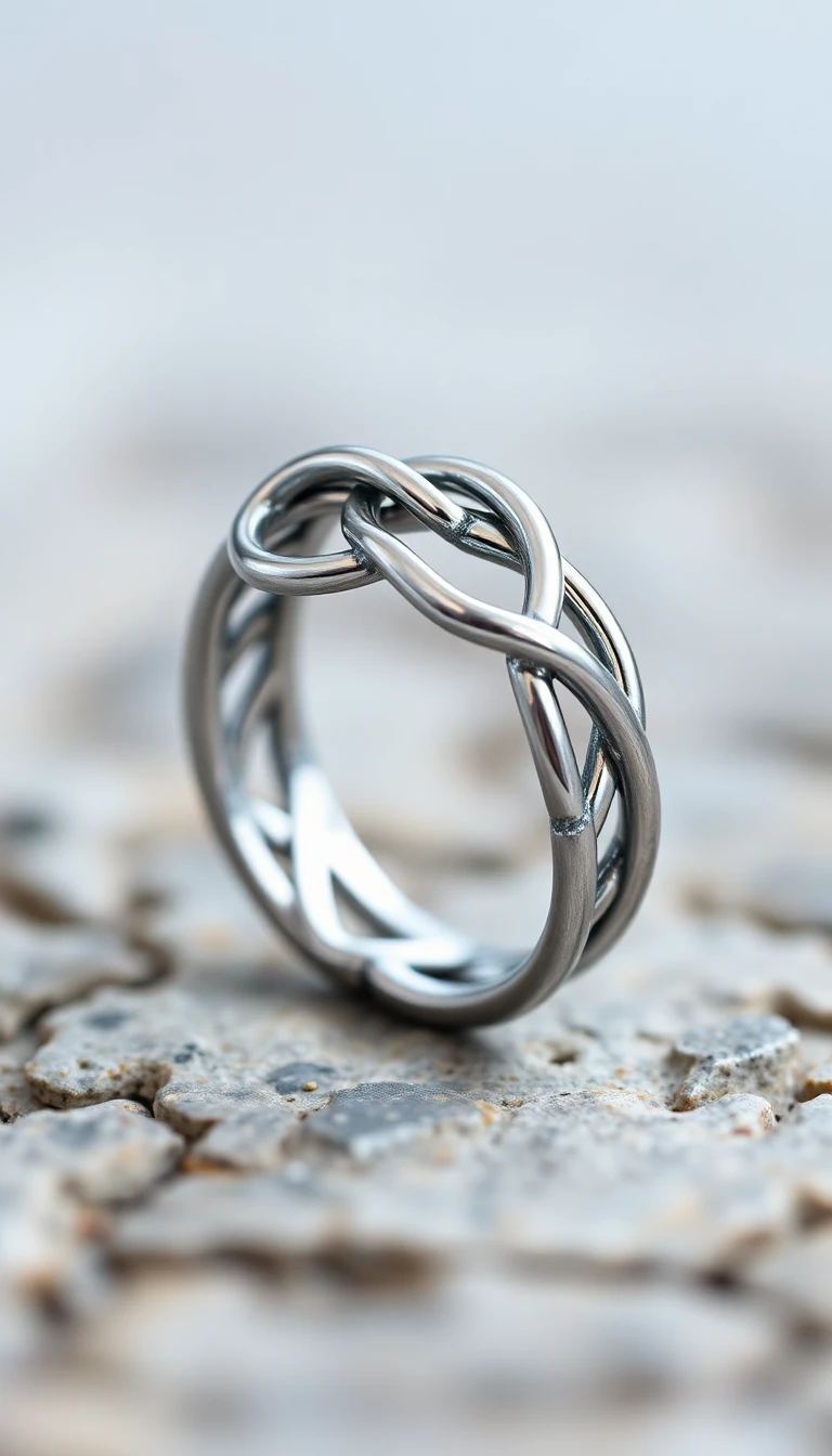 Silver Celtic Knot Ring: Endless Connection