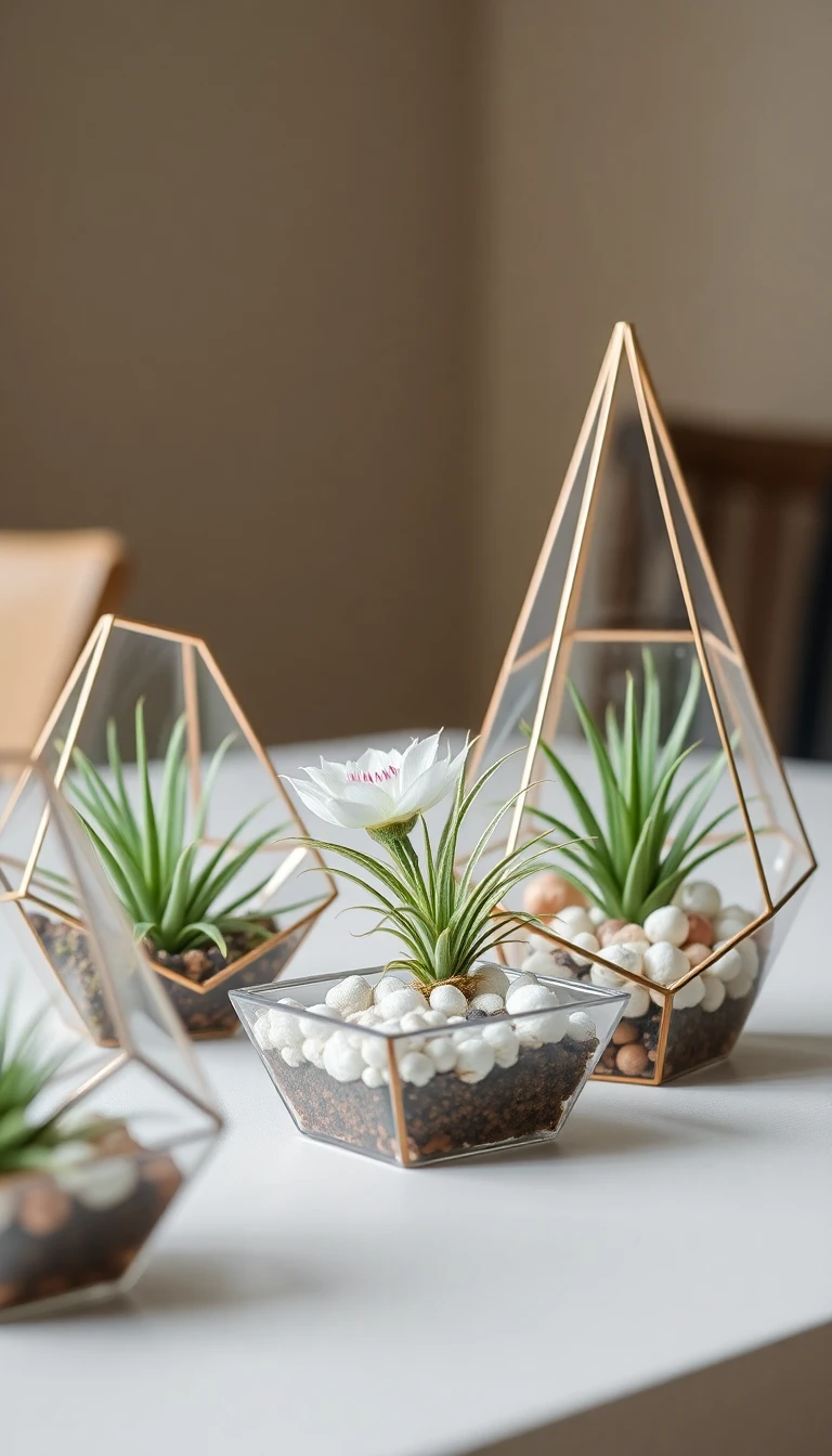 Modern Geometric Terrariums