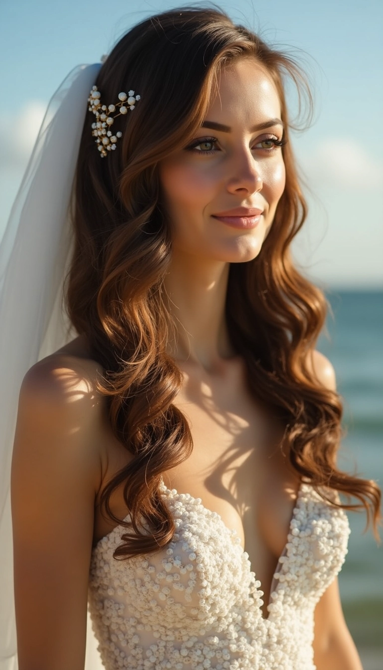 Side-Swept Curls