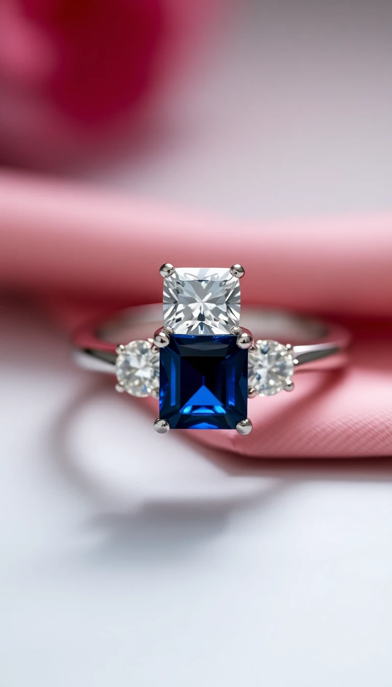 21 Stunning Square Wedding Rings for the Modern Bride