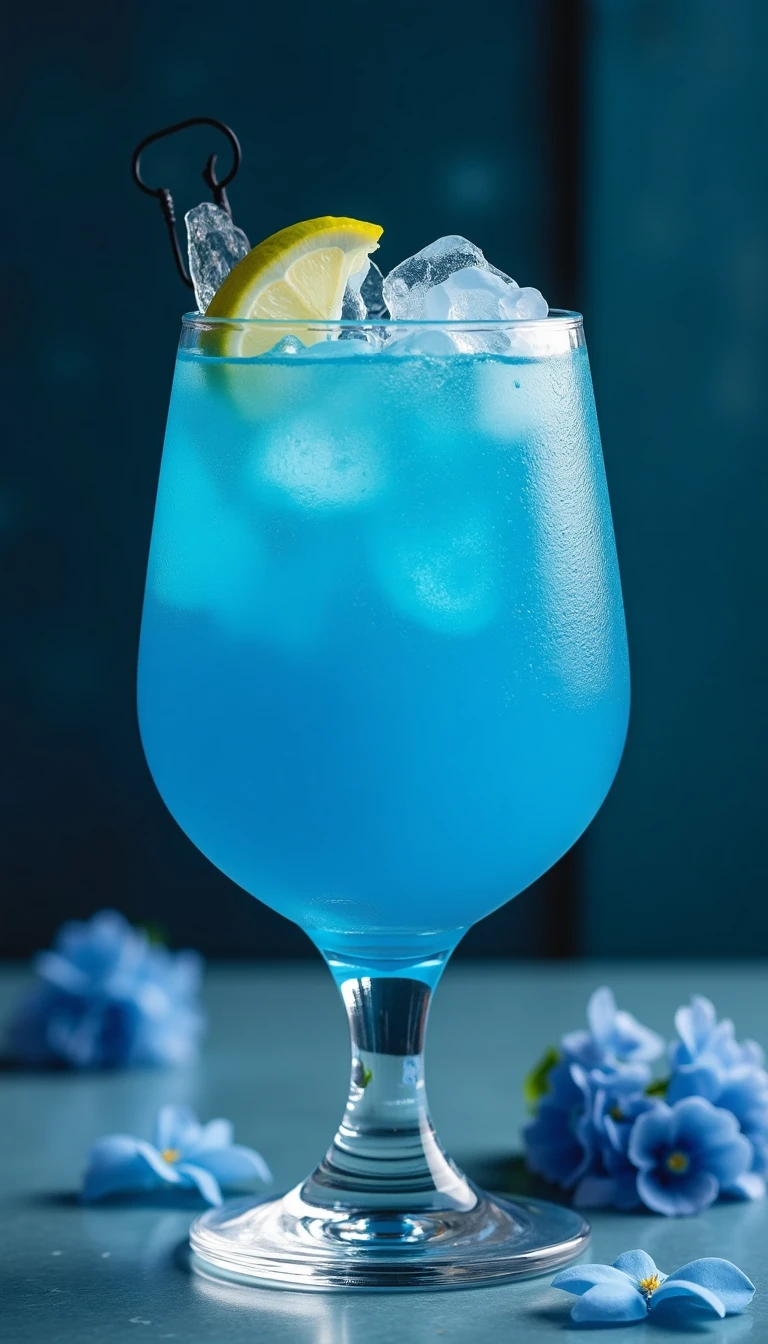 Delightful Blue Wedding Theme Cocktails