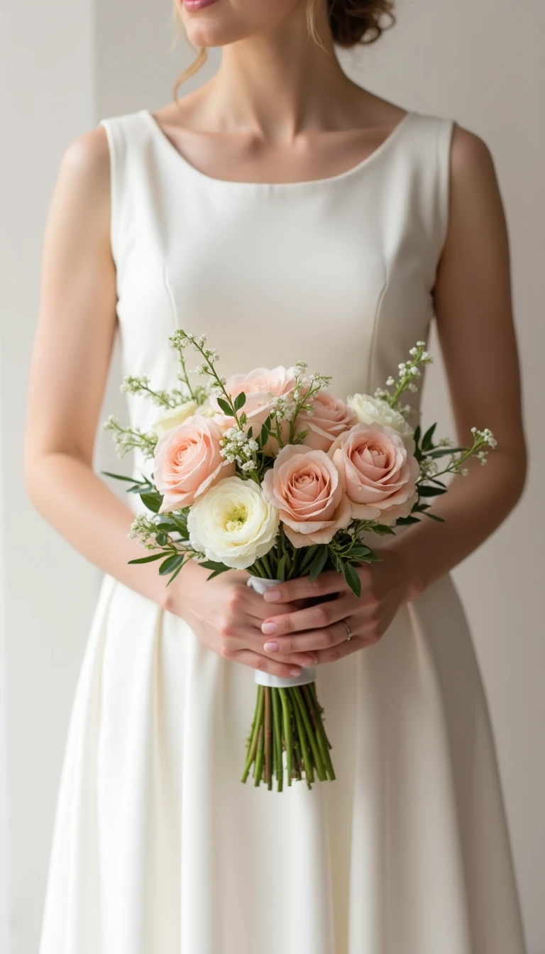 Minimalist Chic: Simple Spring Wedding Bouquets