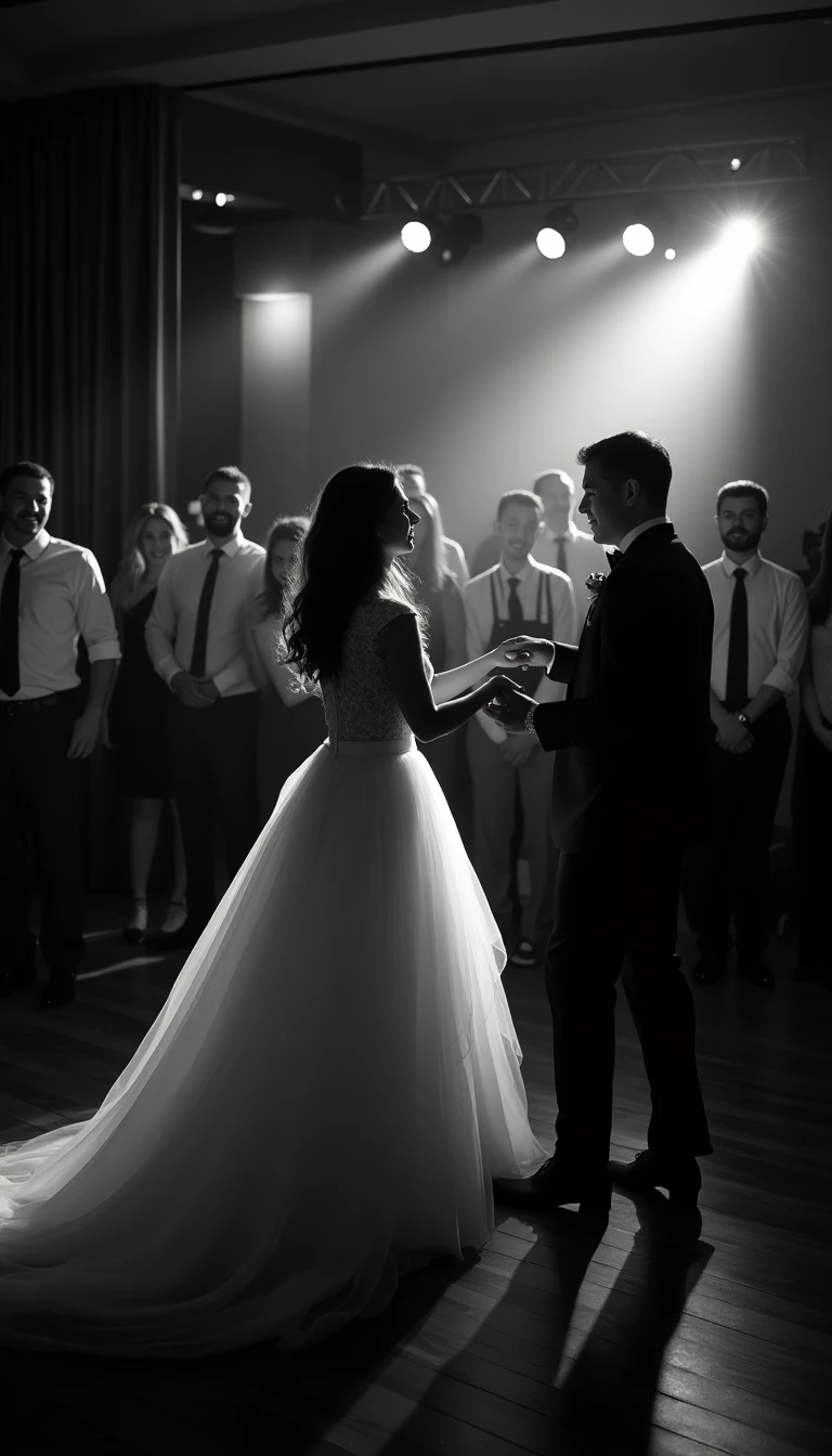 Memorable Black and White Wedding Reception Entertainment