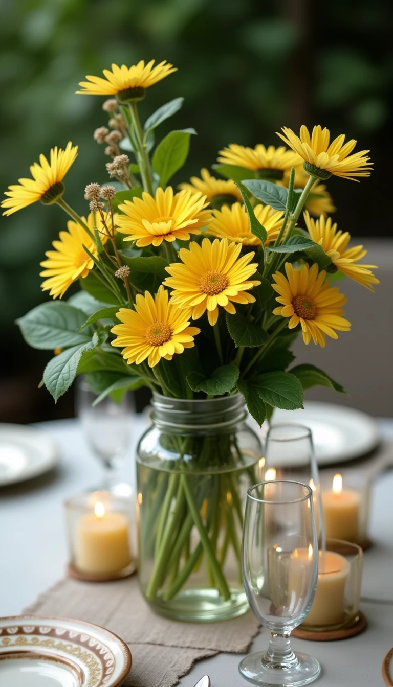 Natural Centerpieces: Eco-Friendly Outdoor Wedding Decorations for a Green Touch