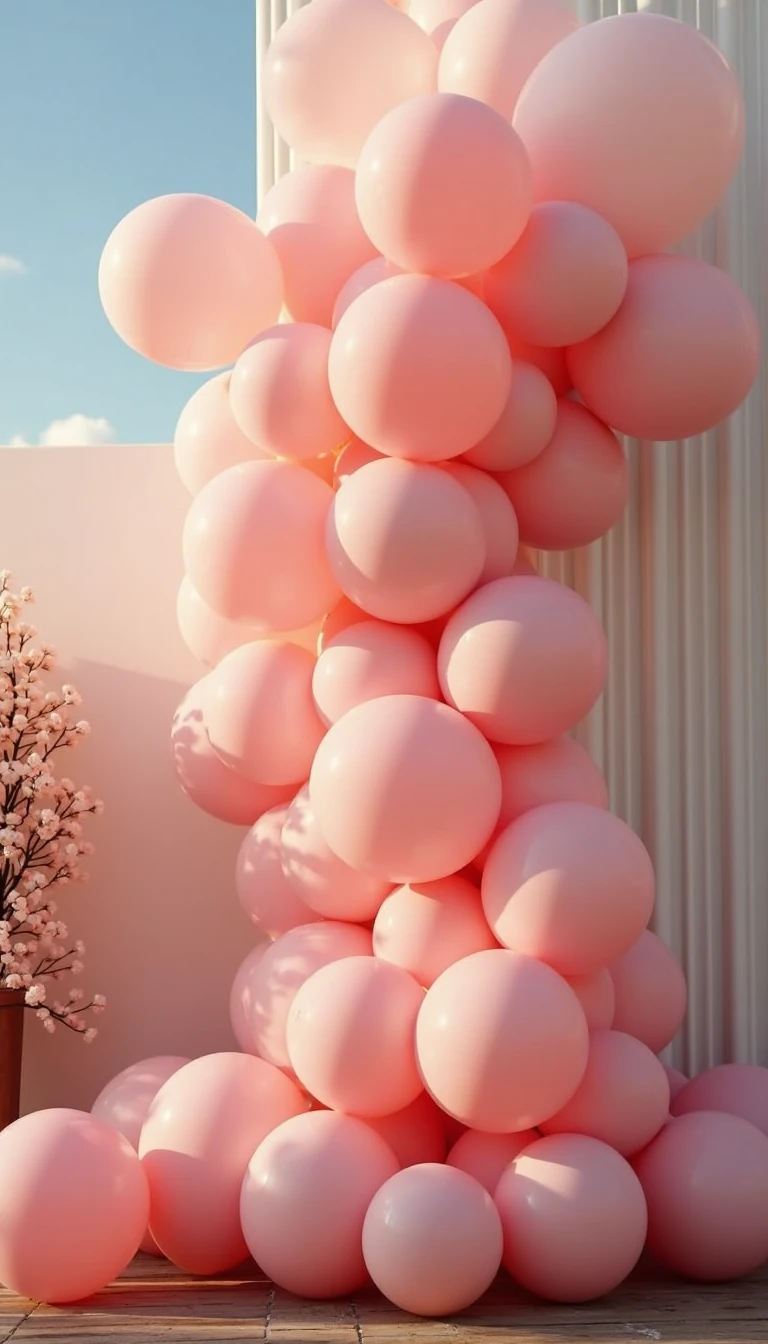 Love in the Air: DIY Wedding Decor Balloon Installations