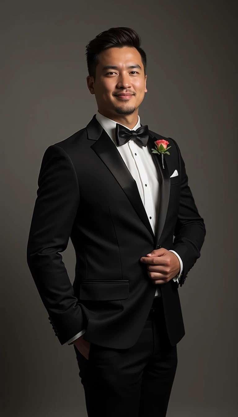 The Traditional Groom Pose: The Formal Portrait