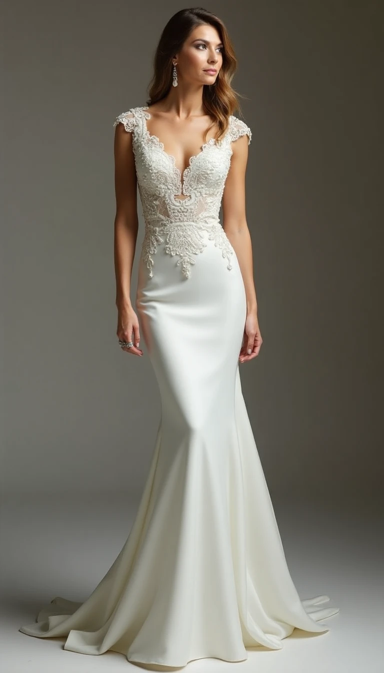 Elegant Embroidered Mother Of The Bride Dresses Long