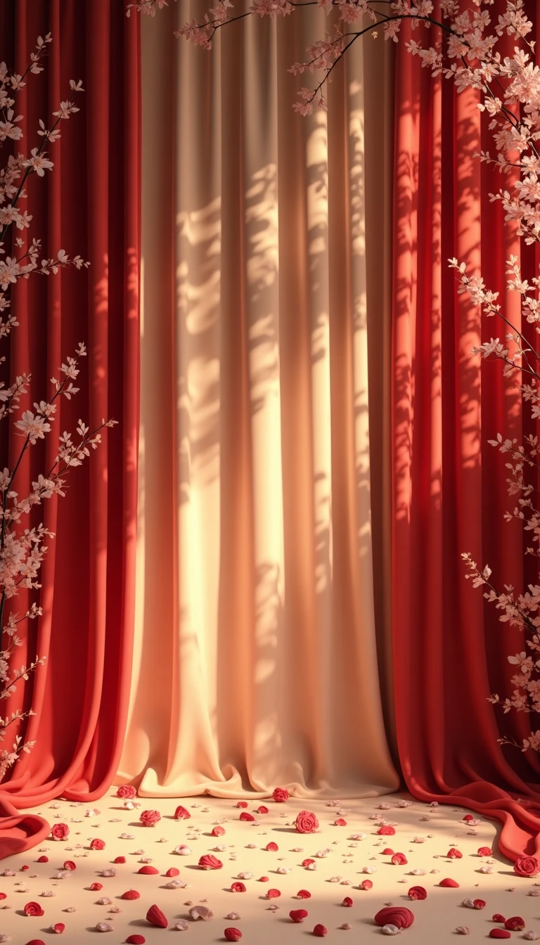 Bold Color Palette Wedding Backdrop Design