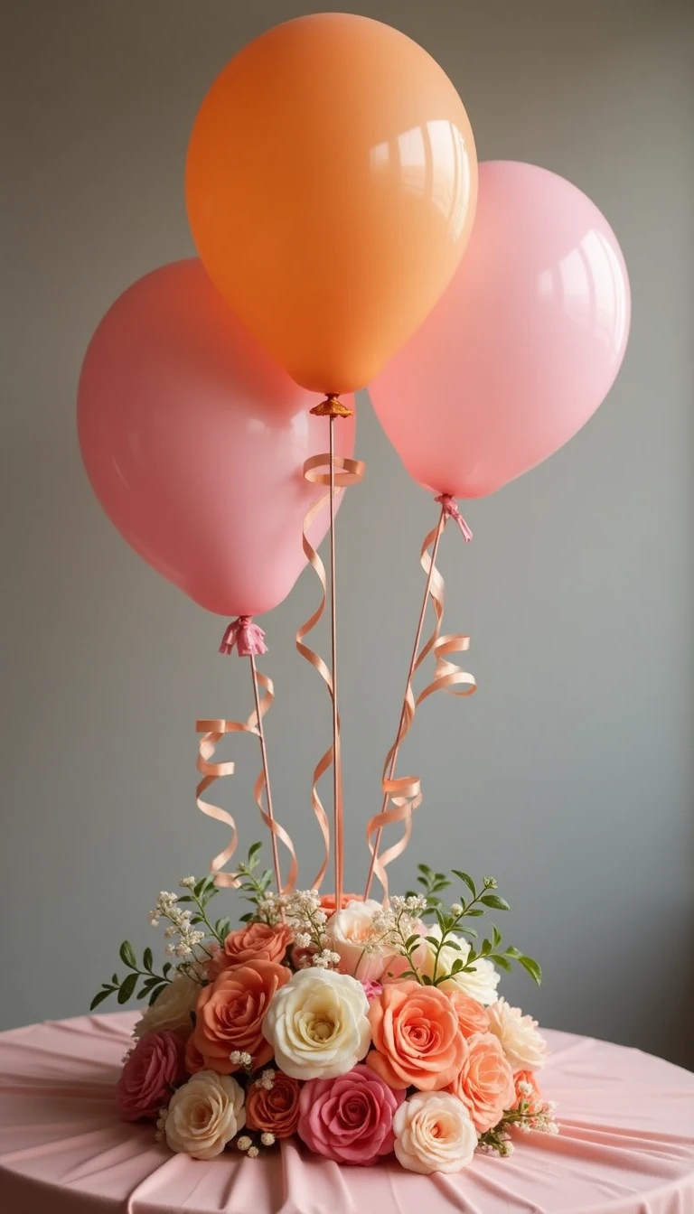 Whimsical Balloon Wedding Centerpieces DIY