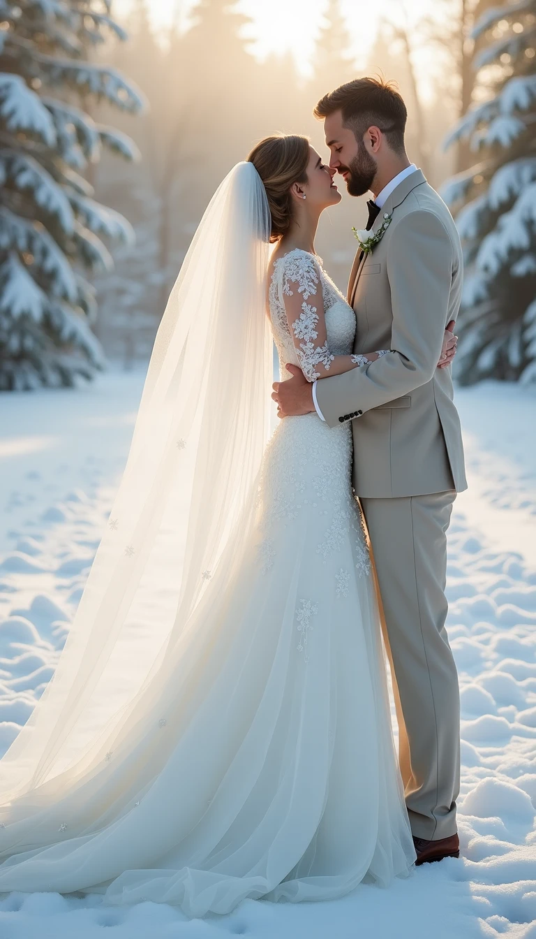 Frosty White: The Essence of Winter Wedding Colors