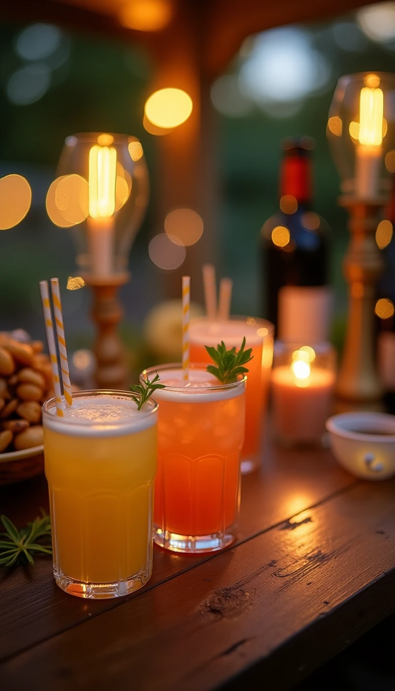 A Toast to Love: Drink Stations for Your Outdoor Wedding Reception