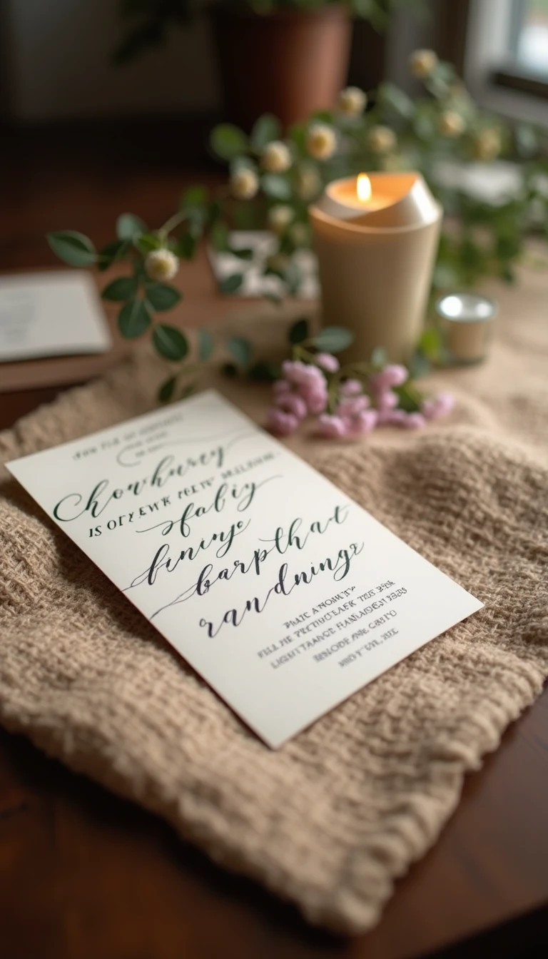 Handmade Invitations: DIY Wedding Ideas to Set the Tone
