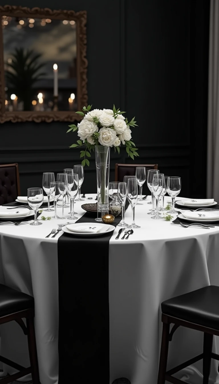 15 Timeless Ideas for Your Stunning Black and White Wedding