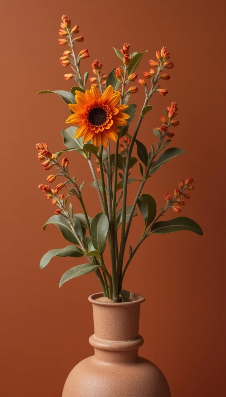 Earthy Terracotta: A Rustic Spring Wedding Color