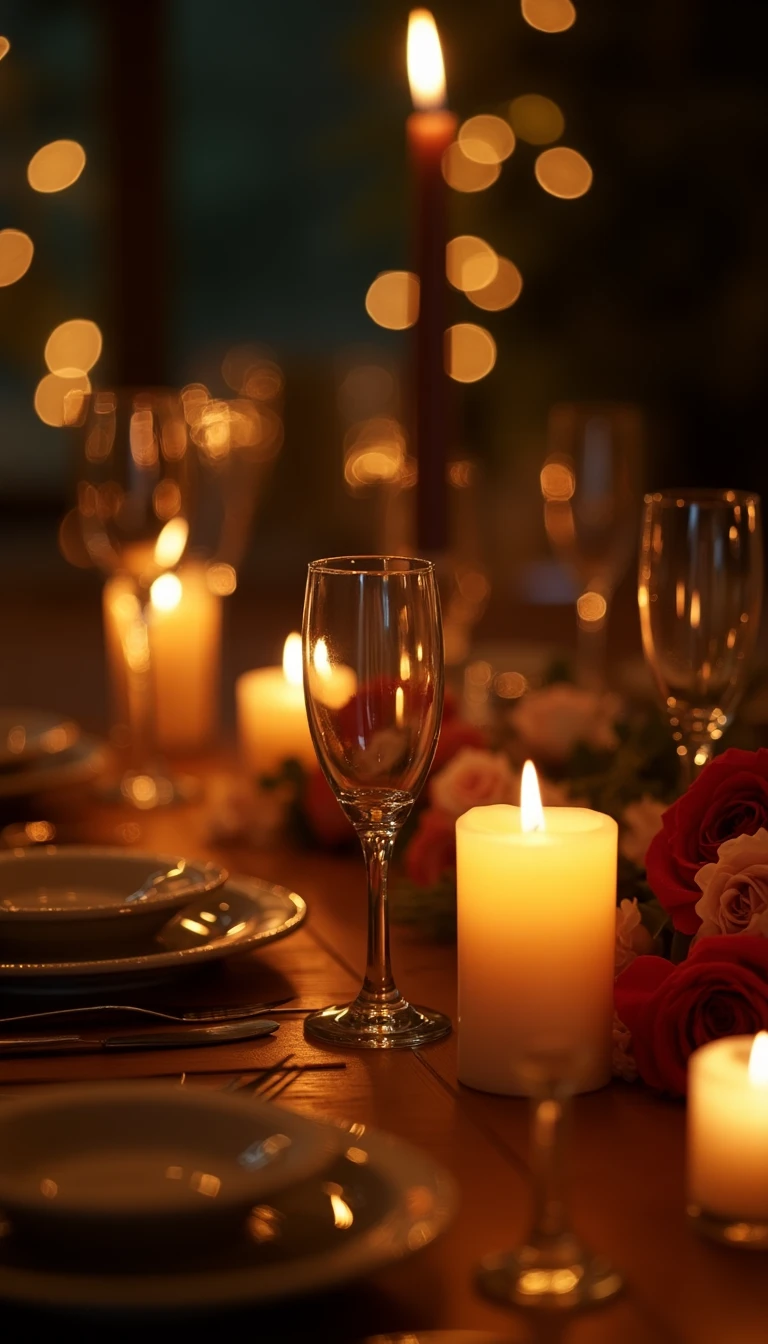 Candlelit Dinner: A Romantic Small Intimate Wedding Idea