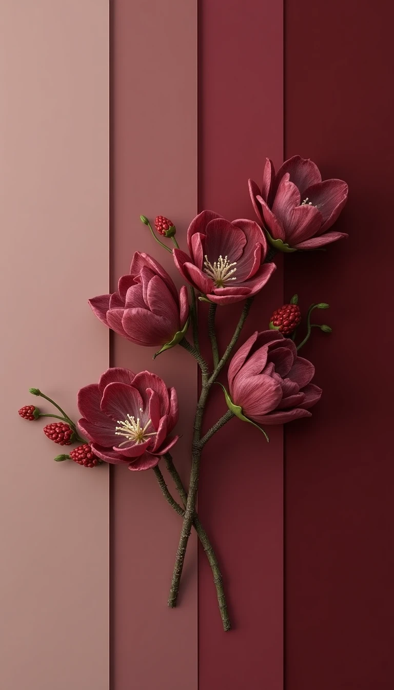 Burgundy Bliss: A Classic among Winter Wedding Colors