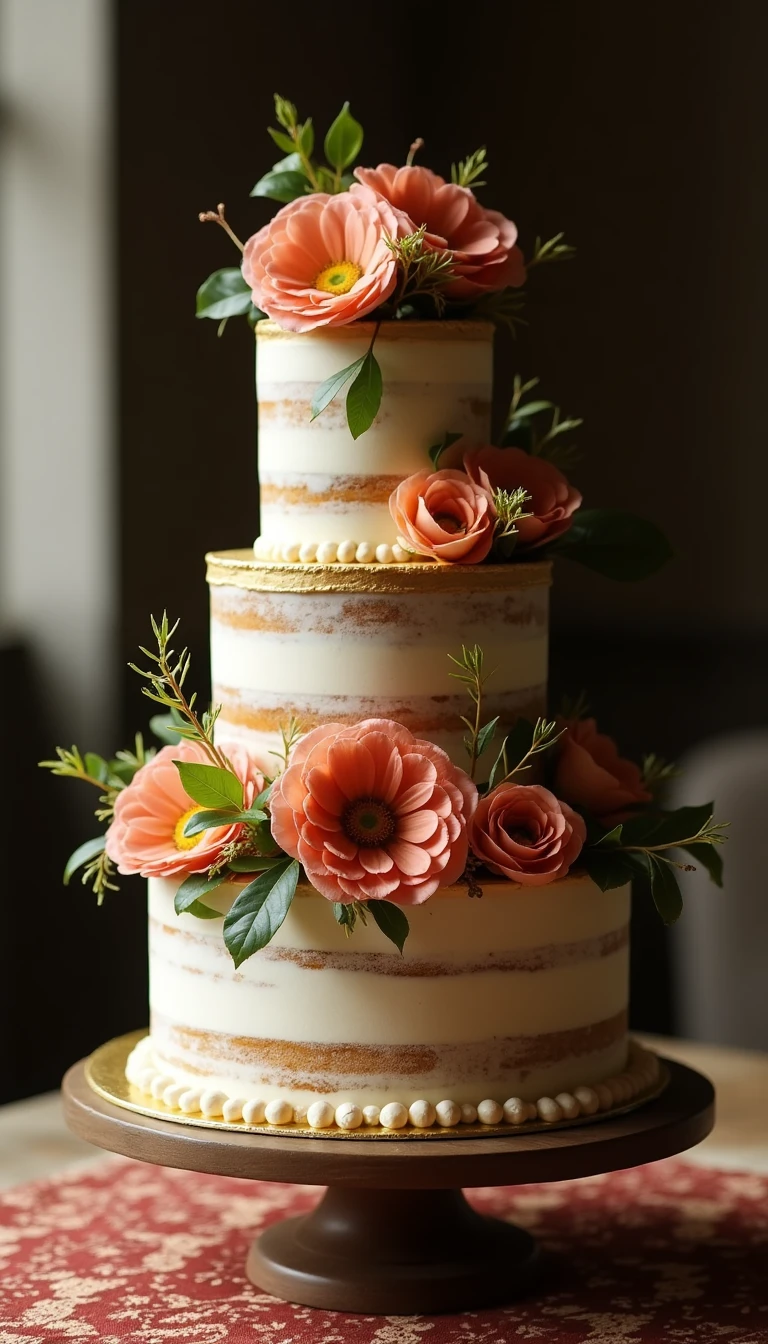 Bohemian Bliss: The Layered Boho Wedding Cake with Cultural Influences
