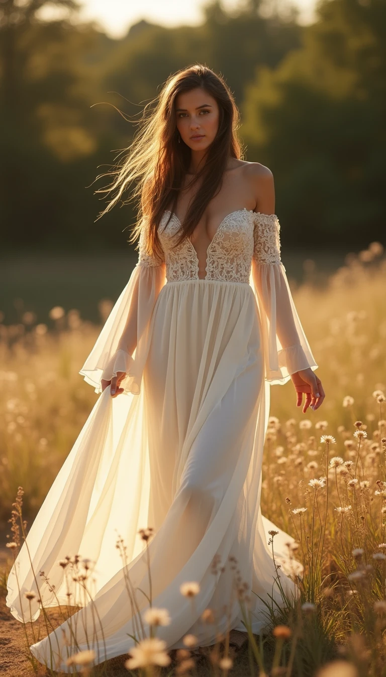 The Flowy Boho Wedding Dress: Movement and Freedom